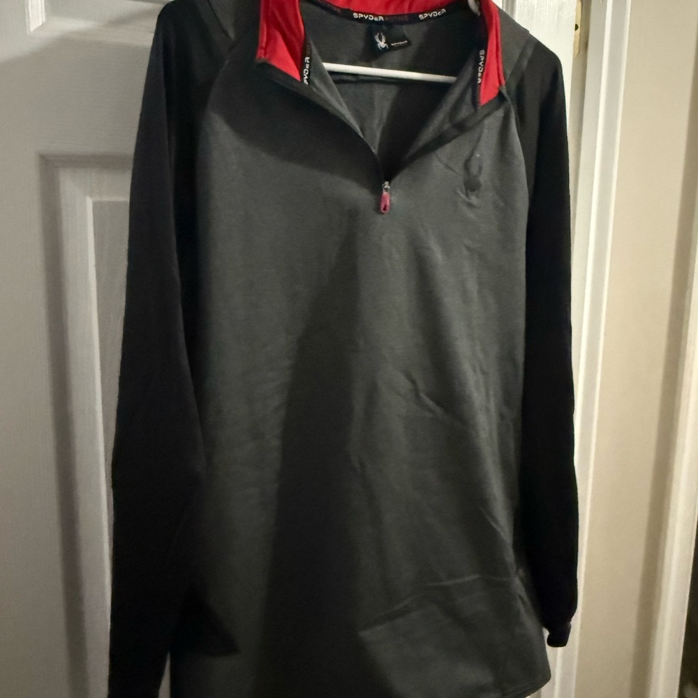 Spyder Active Red And Gray Pullover - image 1